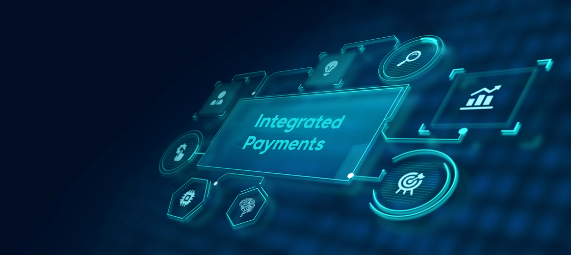 Integrated Payments holographic graphic